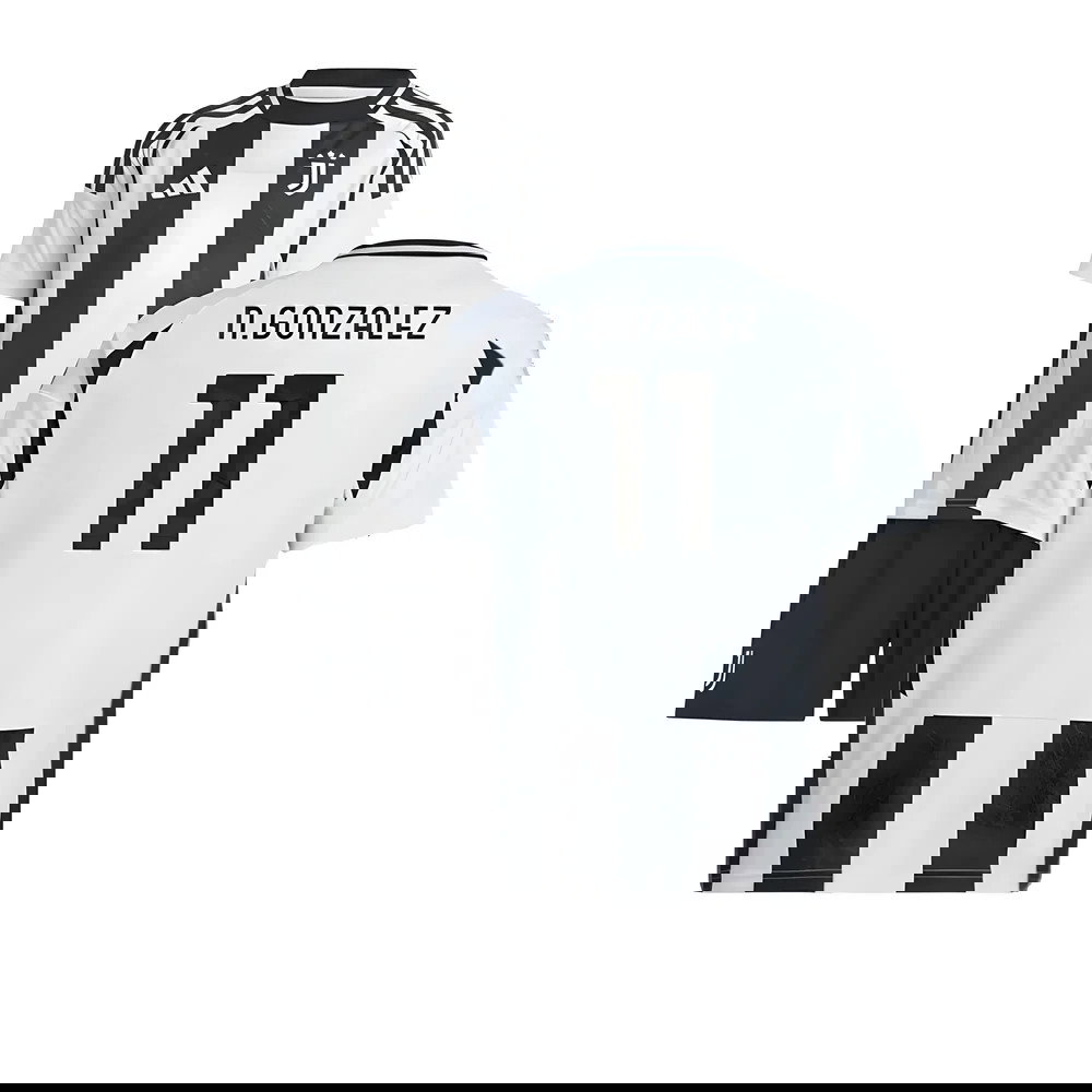 2024-2025 Juventus Home Mini Kit (N.Gonzalez 11)
