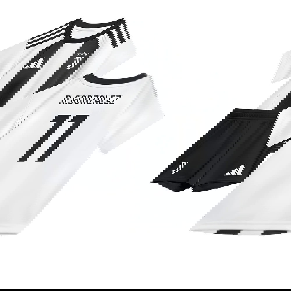 2024-2025 Juventus Home Baby Kit (N.Gonzalez 11)
