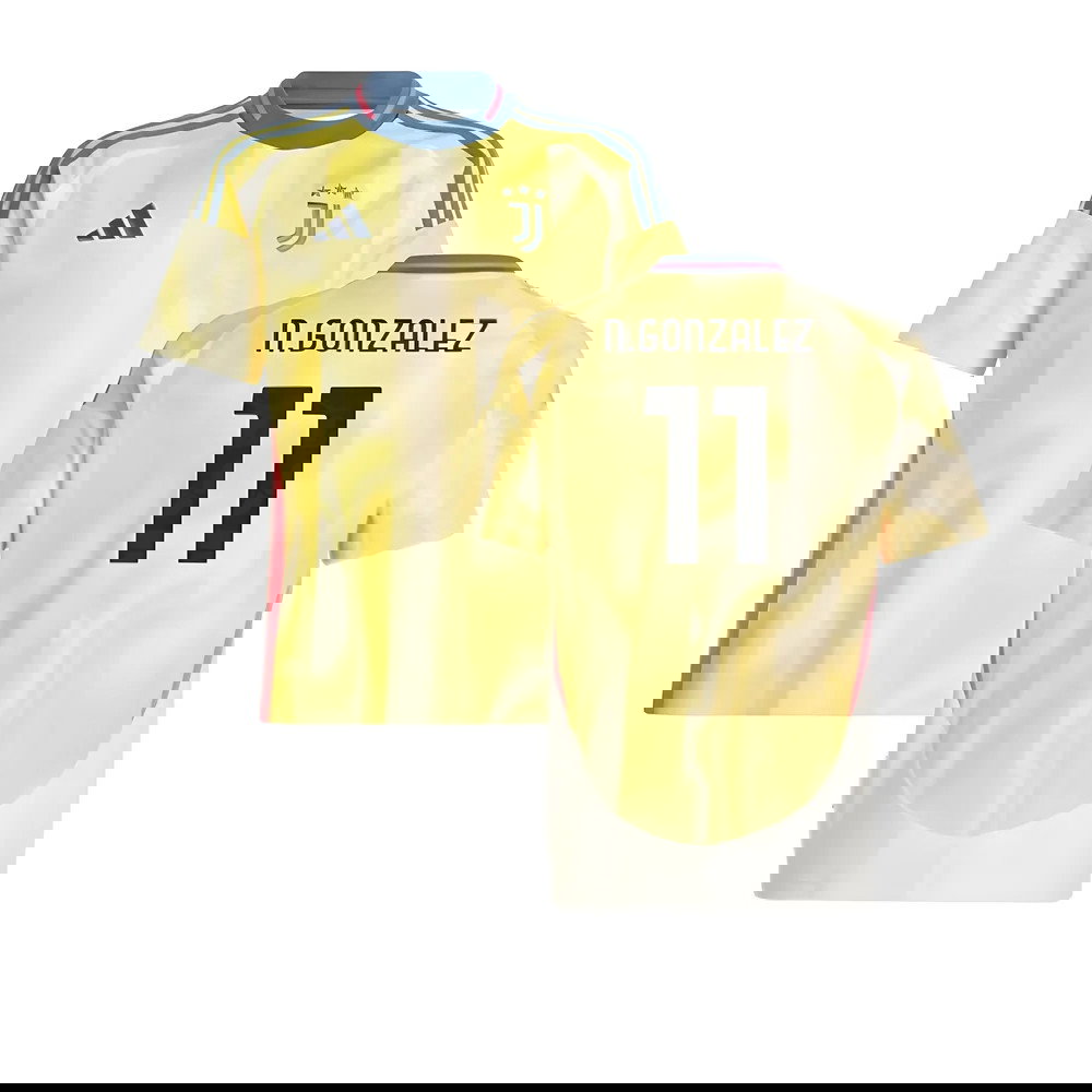 2024-2025 Juventus Away Shirt (Kids) (N.Gonzalez 11)