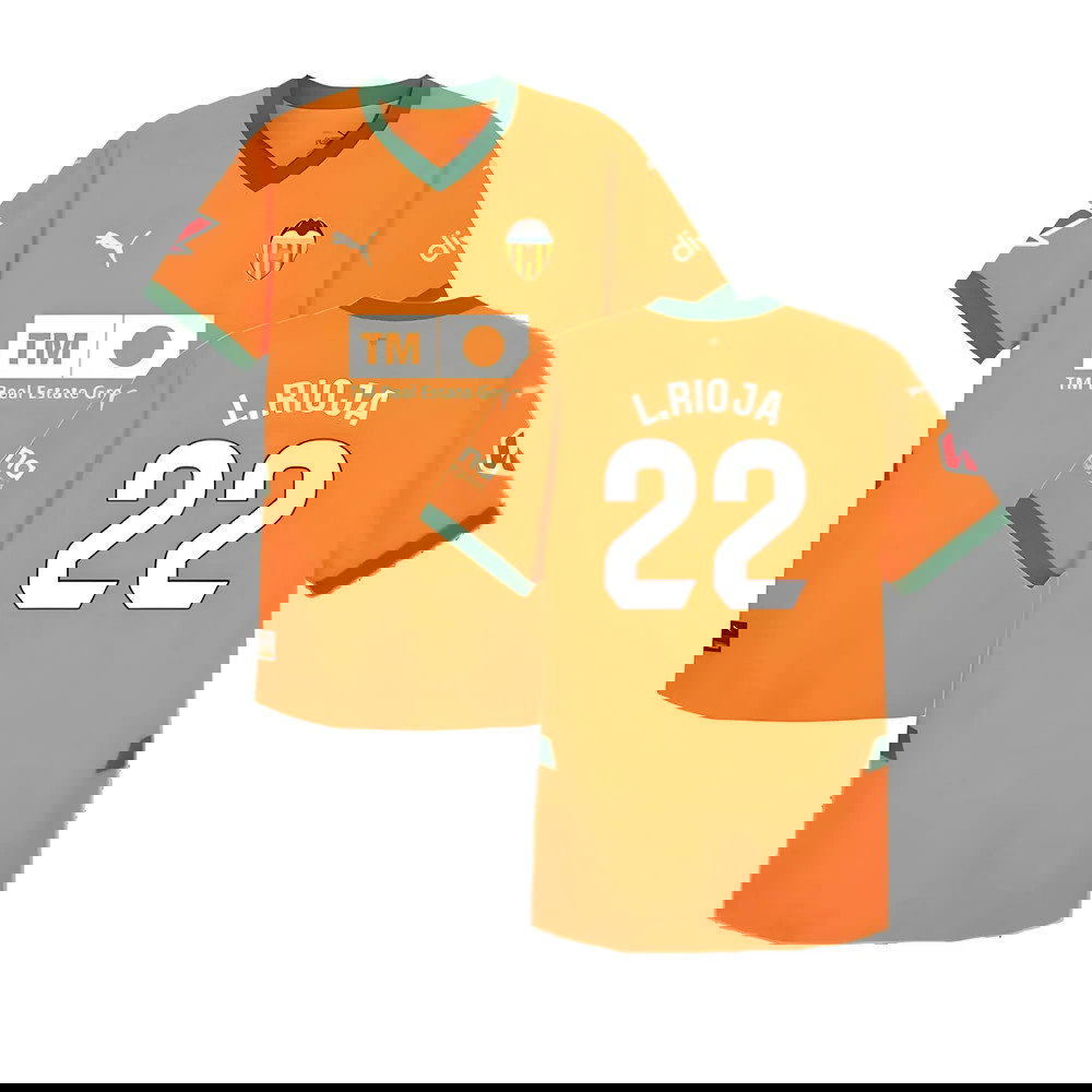 2024-2025 Valencia Third Shirt (Kids) (L.Rioja 22)