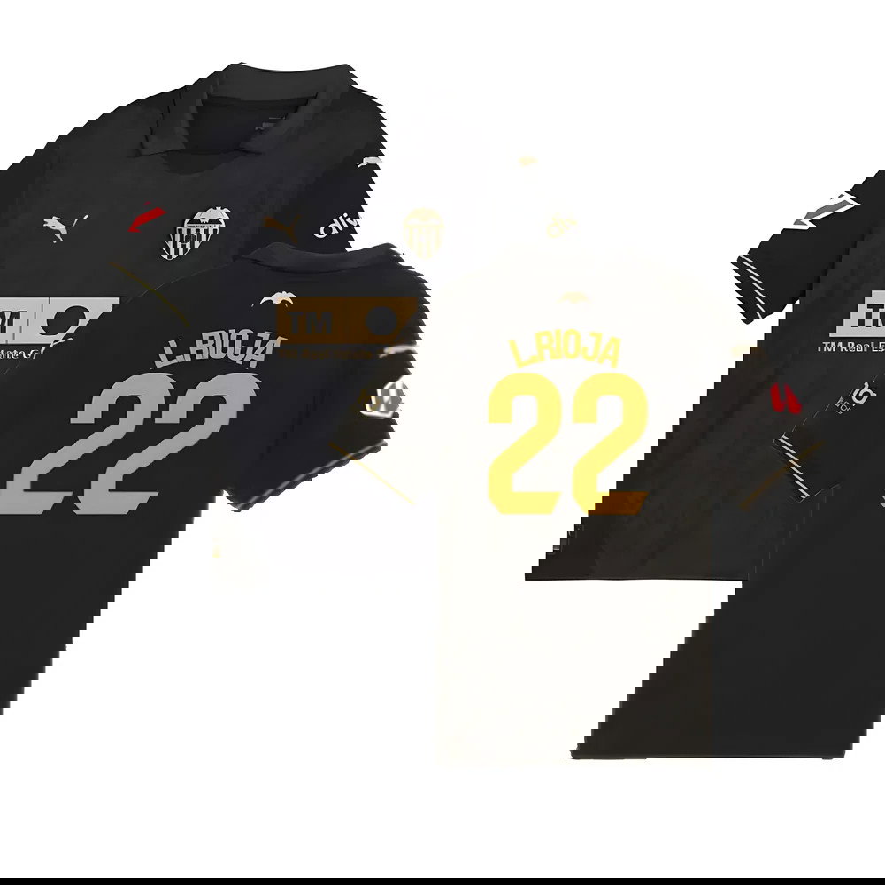 2024-2025 Valencia Away Shirt (Kids) (L.Rioja 22)