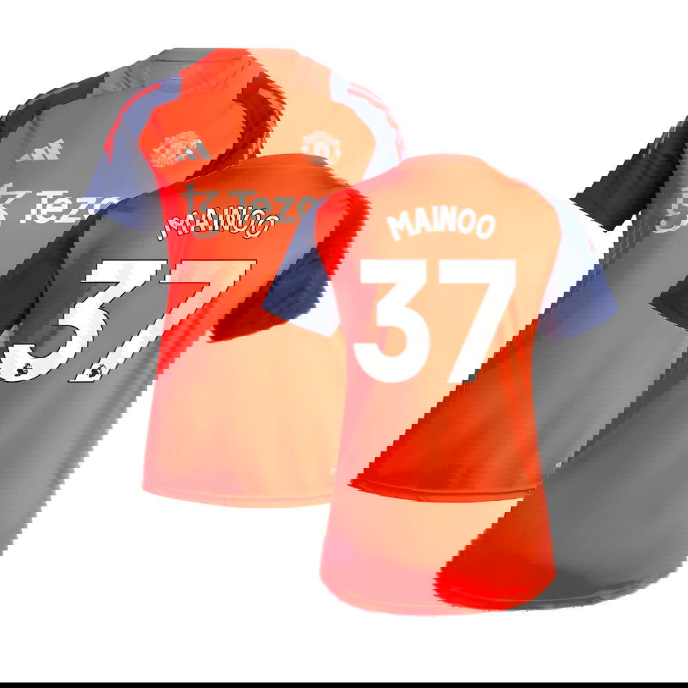 2024-2025 Man Utd Training Jersey (Red) - Womens (Mainoo 37)