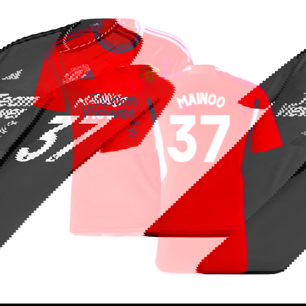 2023-2024 Man Utd Home Shirt (Mainoo 37)