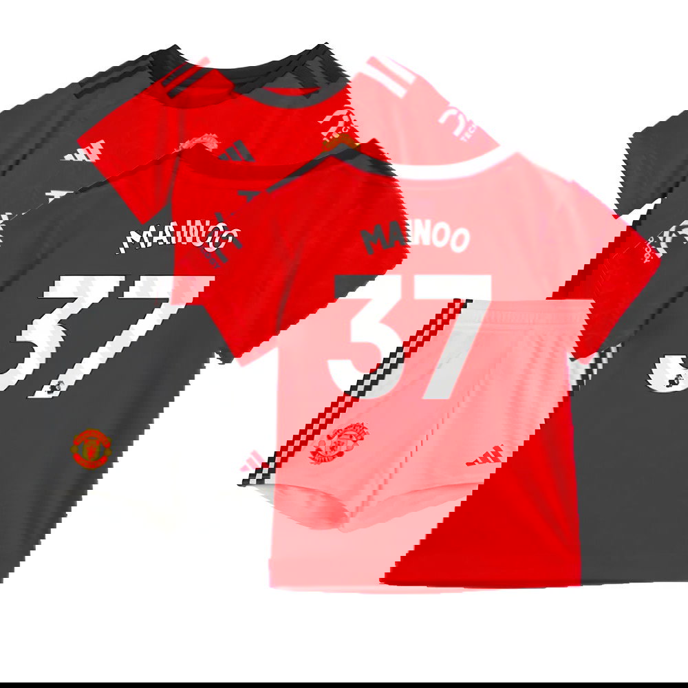 2023-2024 Man Utd Home Baby Kit (Mainoo 37)