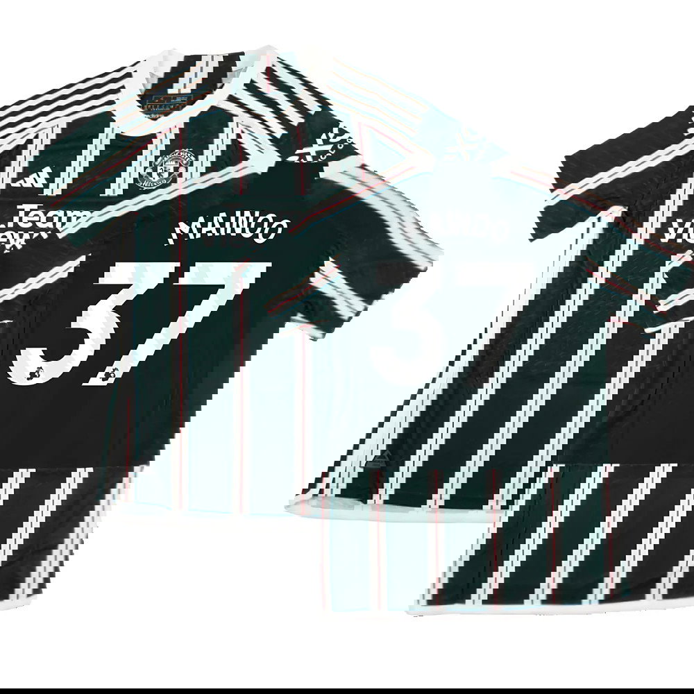 2023-2024 Man Utd Authentic Away Shirt (Ladies) (Mainoo 37)