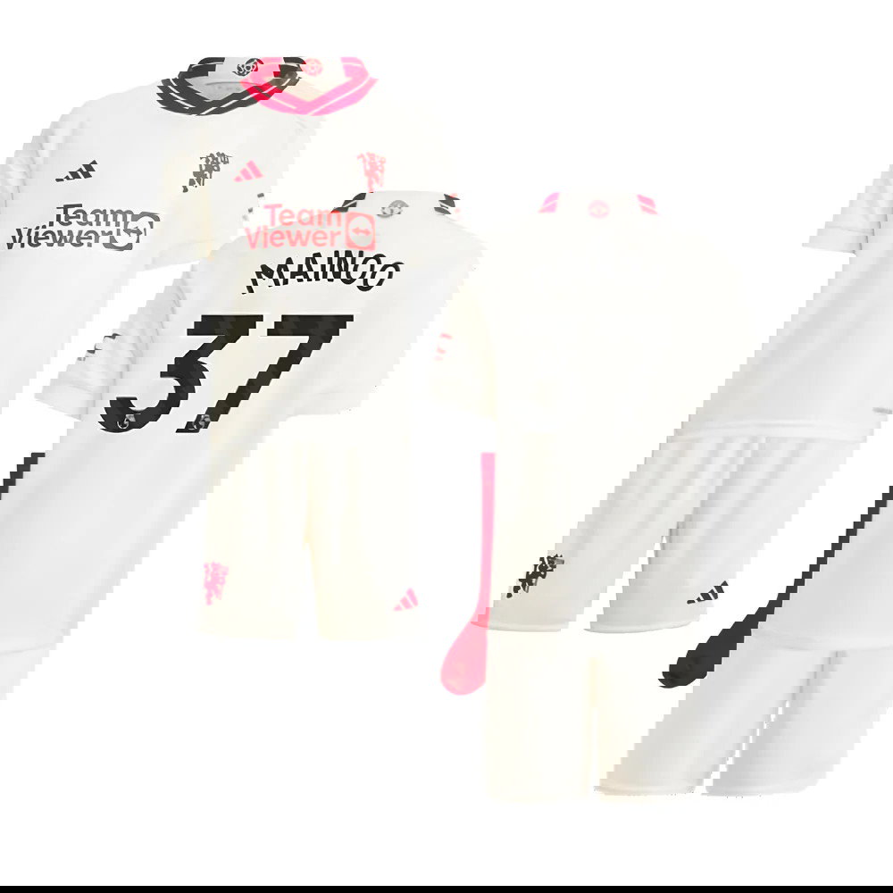 2023-2024 Man Utd Third Mini Kit (Mainoo 37)