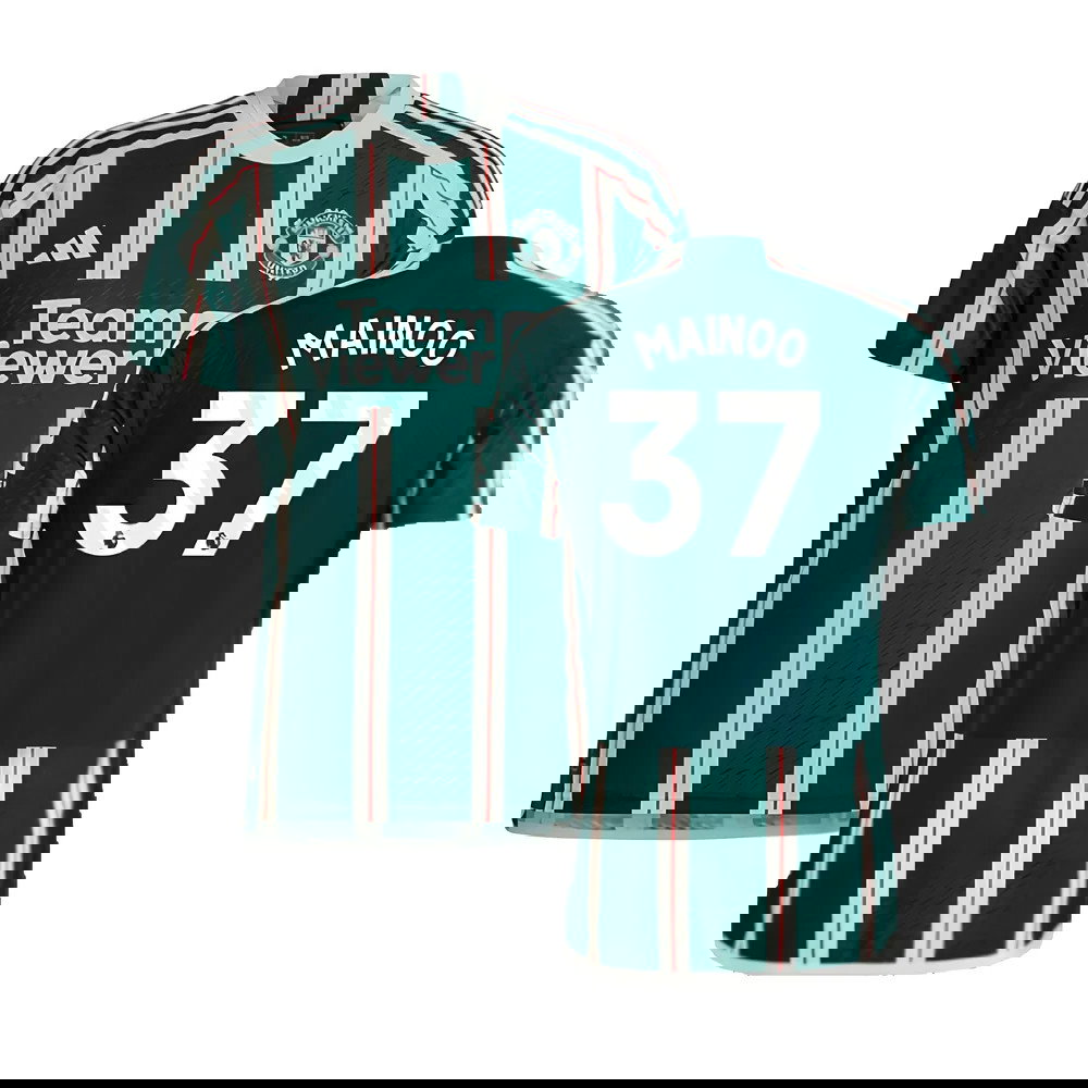 2023-2024 Man Utd Authentic Away Shirt (Mainoo 37)