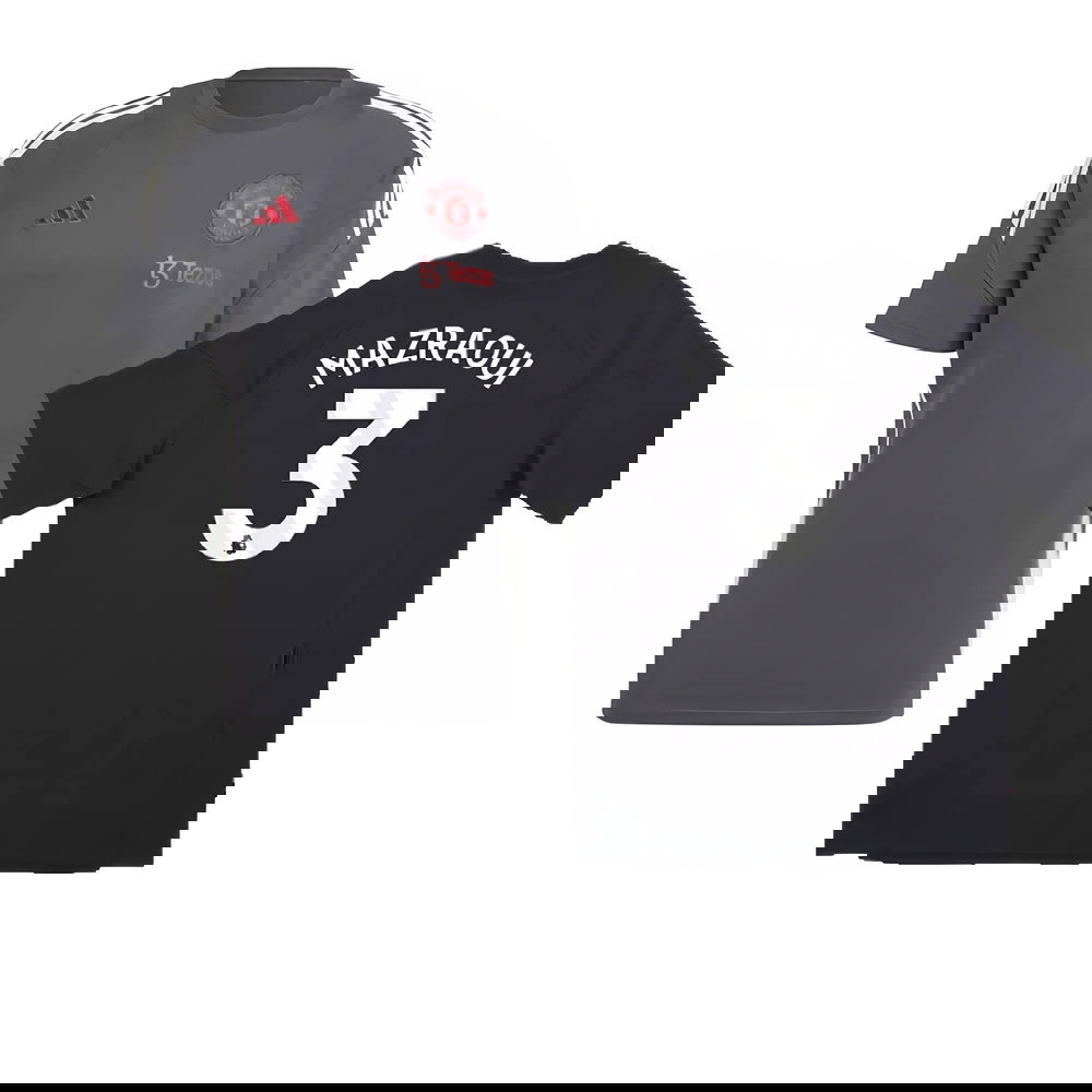 2024-2025 Man Utd EU Training Tee (Carbon) (Mazraoui 3)