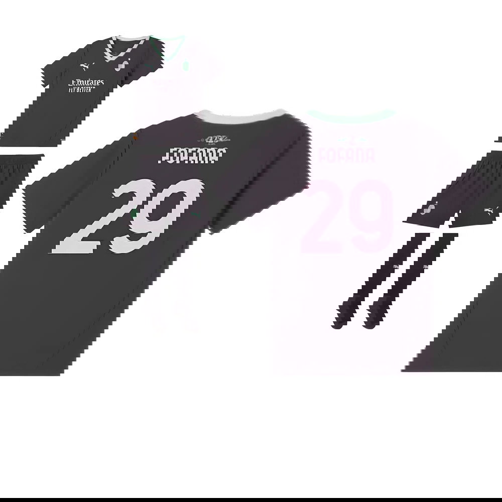 2024-2025 AC Milan Third Mini Kit (Fofana 29)
