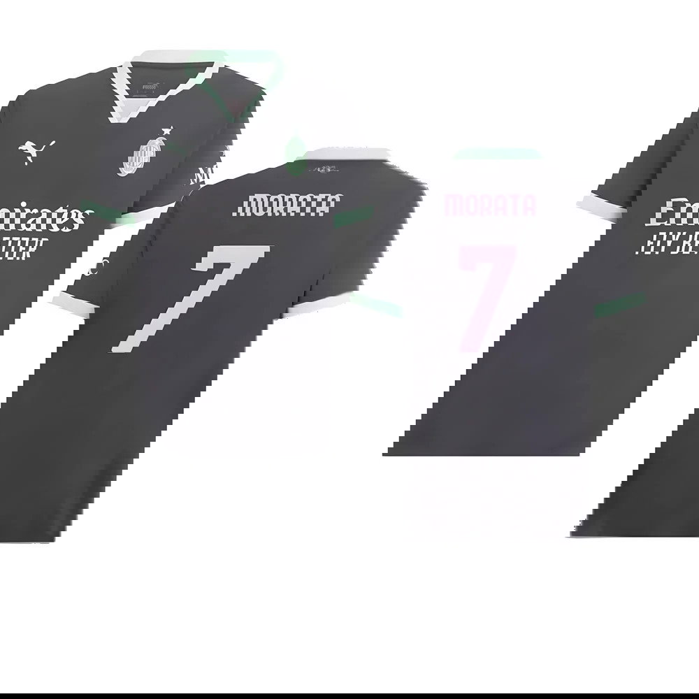 2024-2025 AC Milan Third Authentic Shirt (Morata 7)