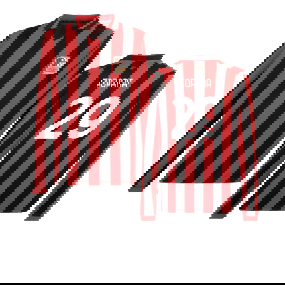 AC Milan 125th Authentic Shirt LS (Black-Red) (Fofana 29)
