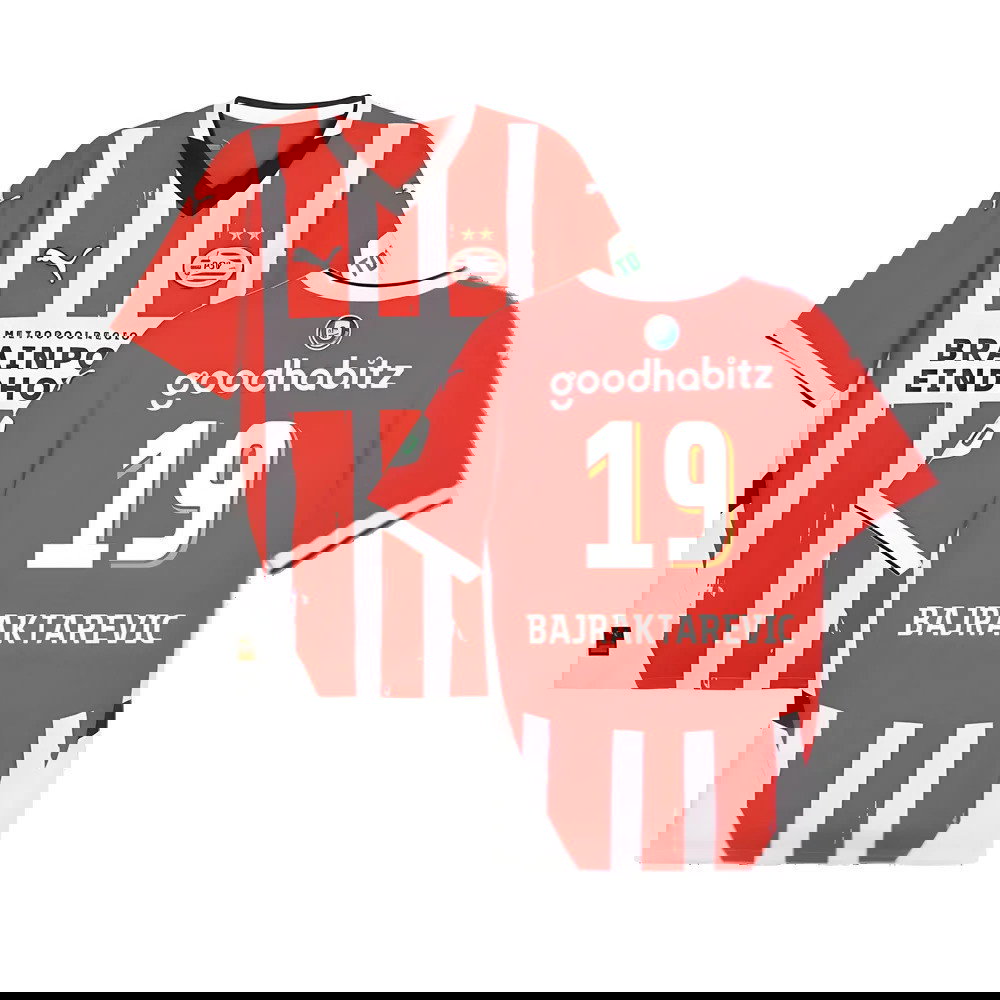 2024-2025 PSV Eindhoven Home Shirt (Bajraktarevic 19)