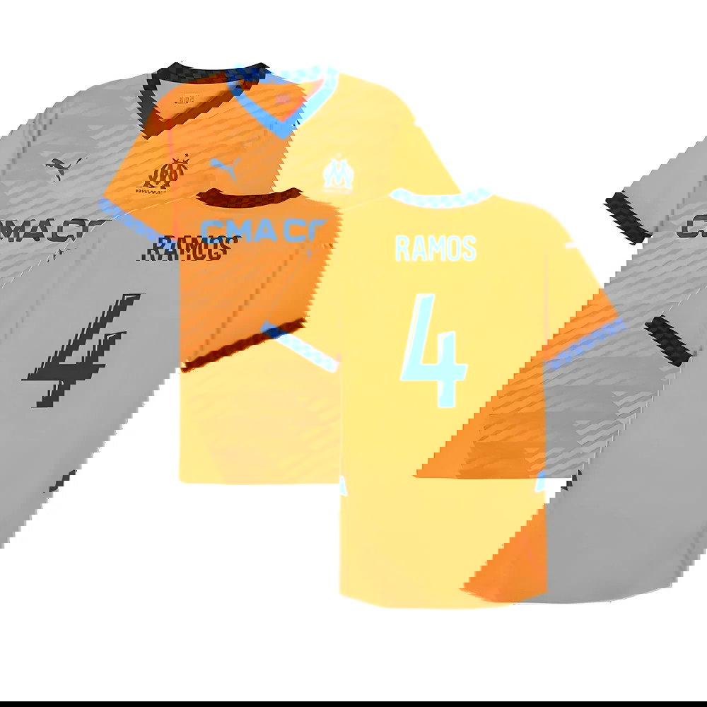 2024-2025 Marseille Third Authentic Shirt (Ramos 4)