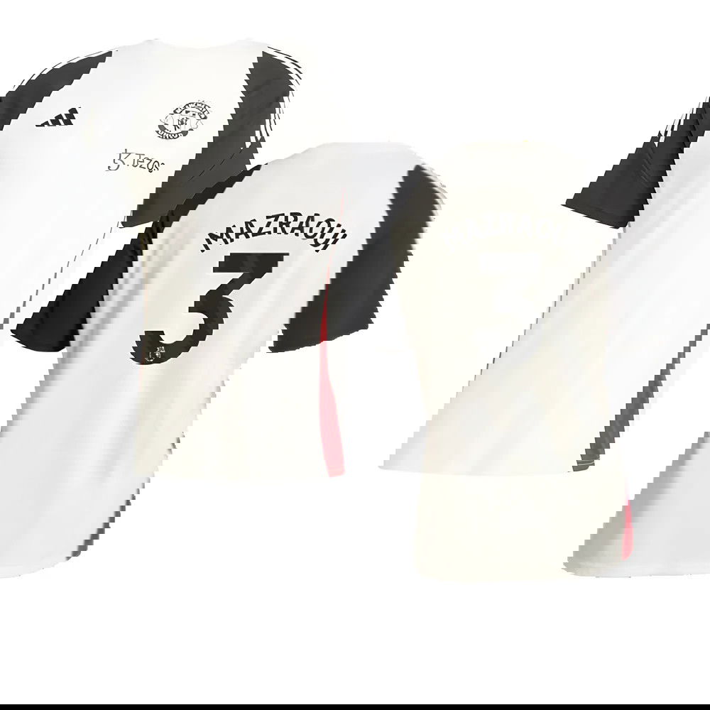 2024-2025 Man Utd Training Tee (Off White) (Mazraoui 3)