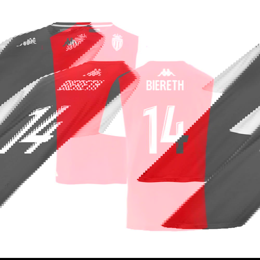 2024-2025 AS Monaco Player Training Shirt (Red) (Biereth 14)