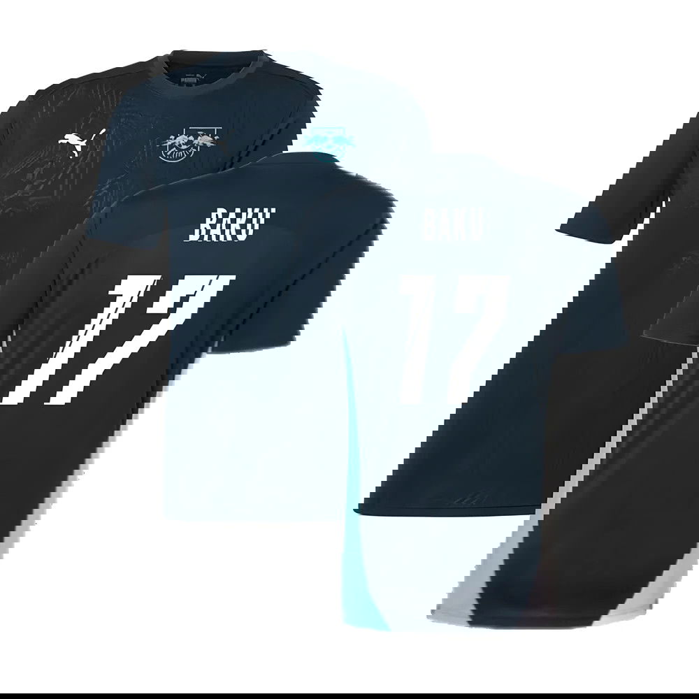 2024-2025 Red Bull Leipzig Training Shirt (Dark Night) (Baku 17)