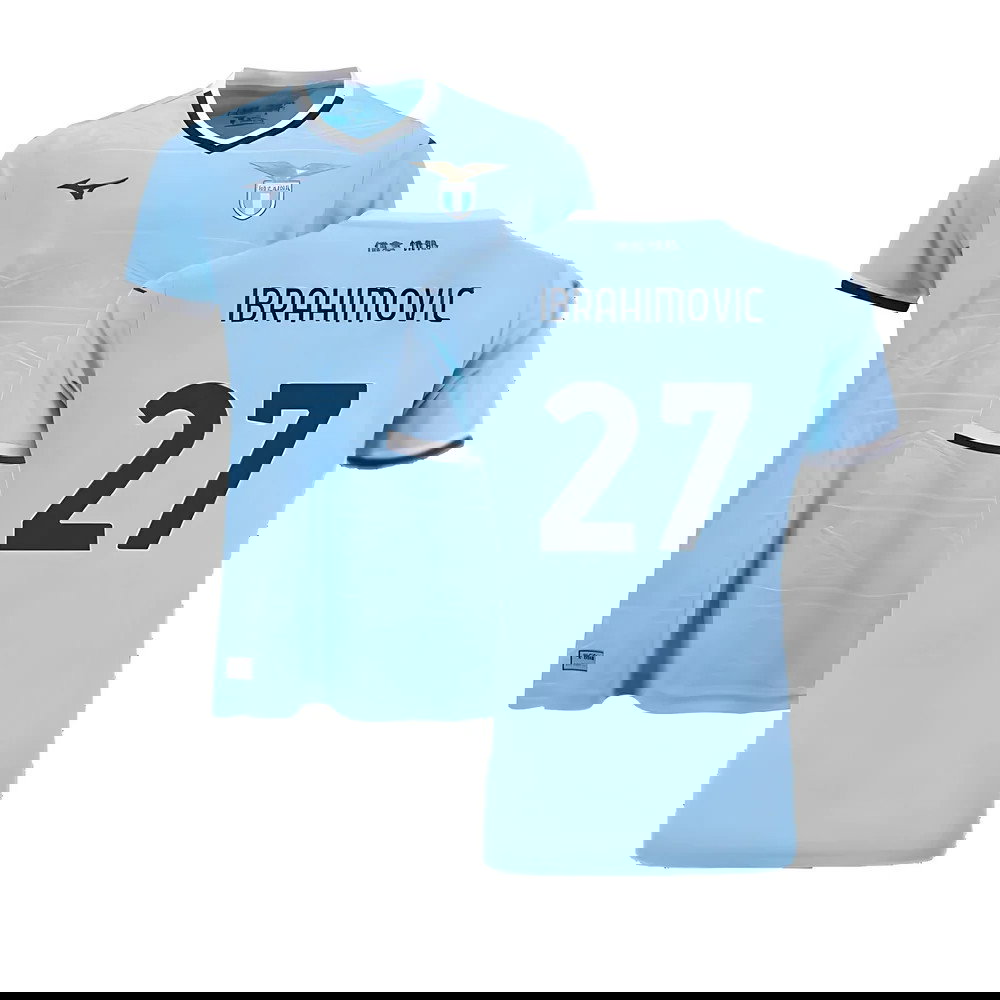 2024-2025 Lazio Home Shirt (Womens) (Ibrahimovic 27)