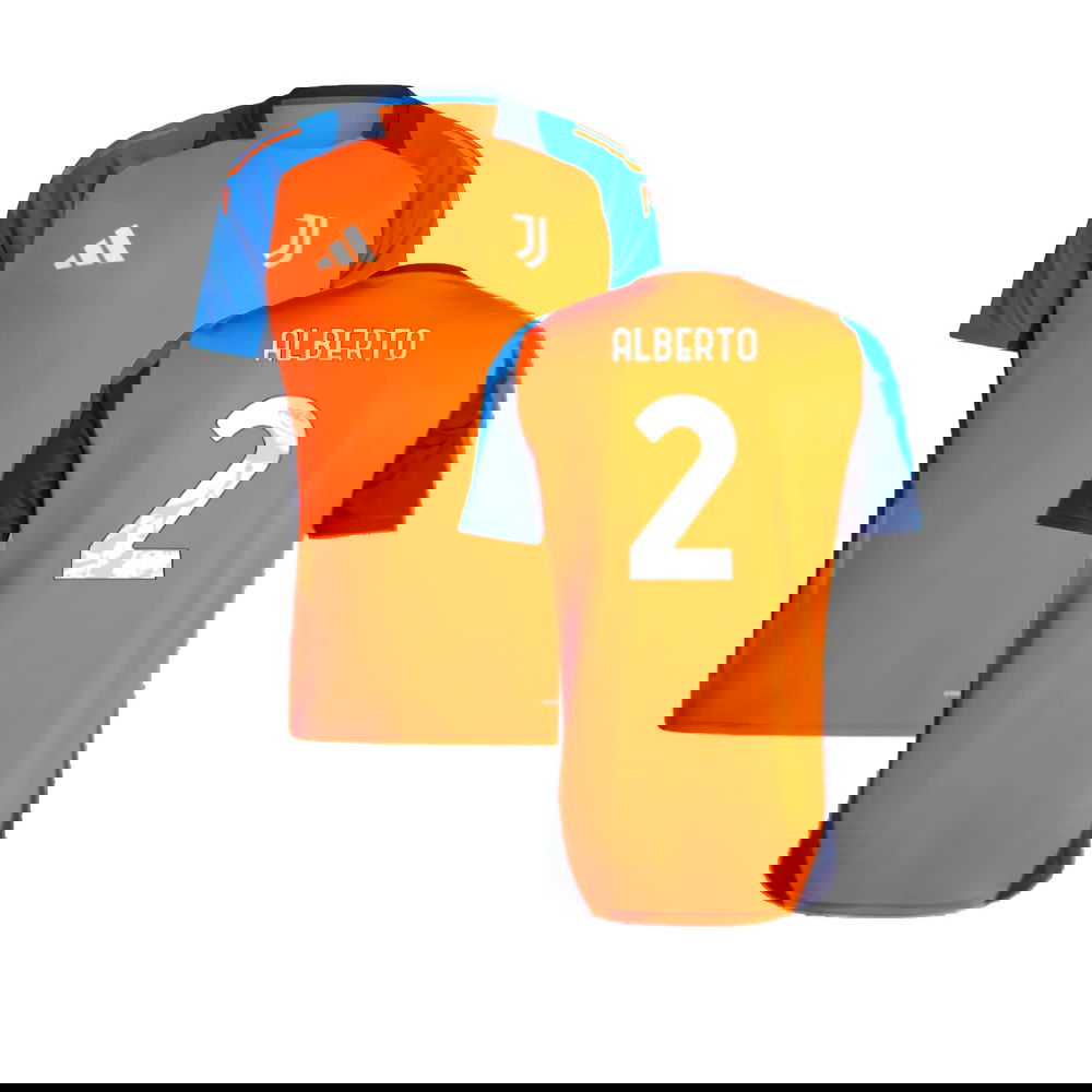 2024-2025 Juventus Training Jersey (Orange) (Alberto 2)