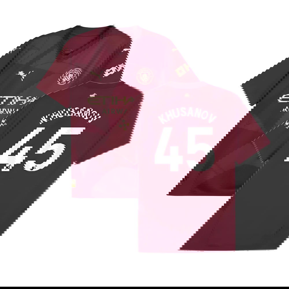 2024-2025 Man City Third Shirt (Khusanov 45)
