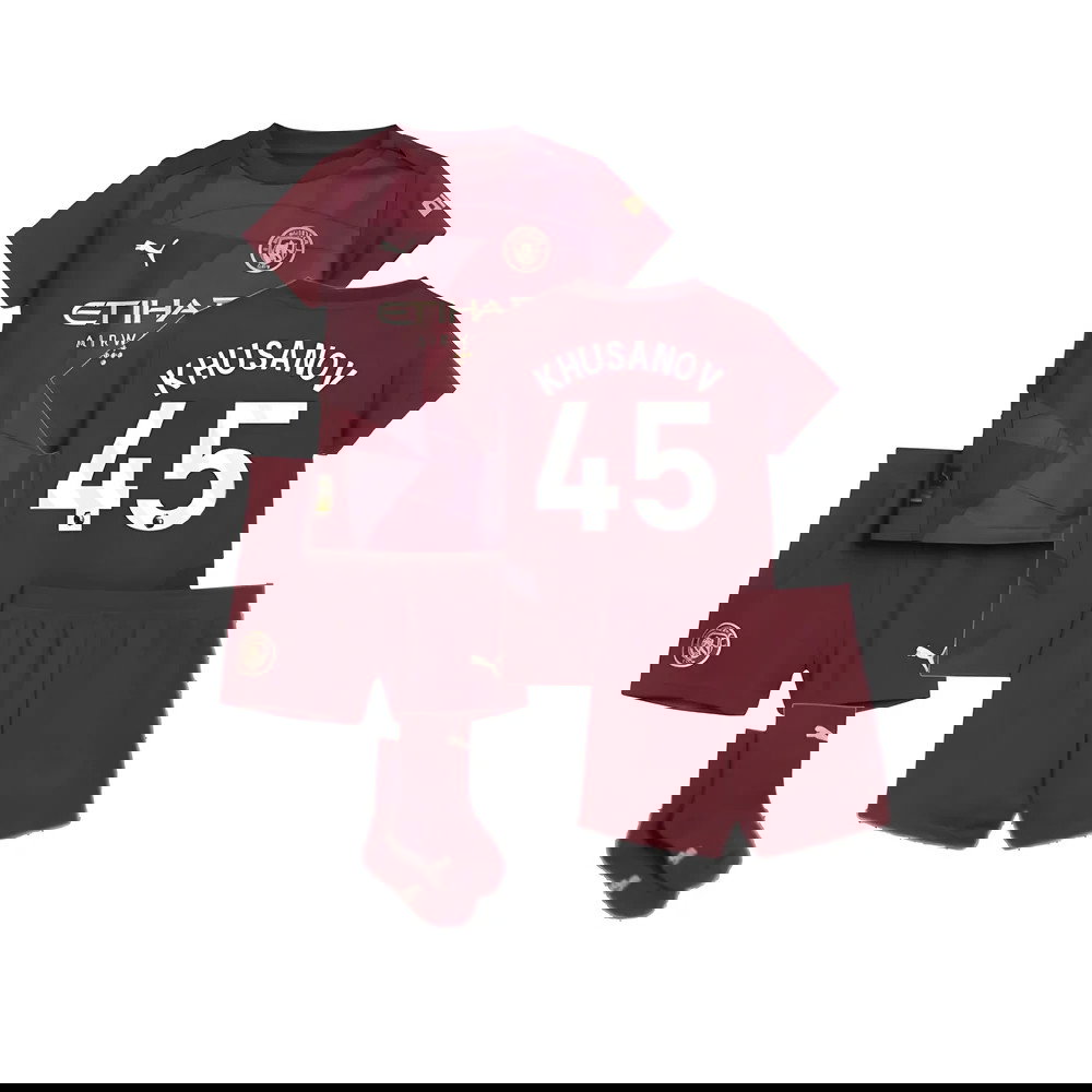 2024-2025 Man City Third Baby Kit (Khusanov 45)