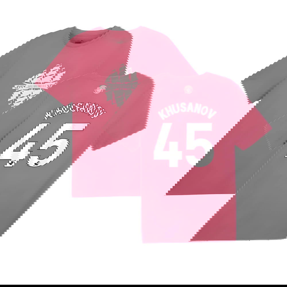 2024-2025 Man City ftblCulture Tee (Dusty Orchid) (Khusanov 45)