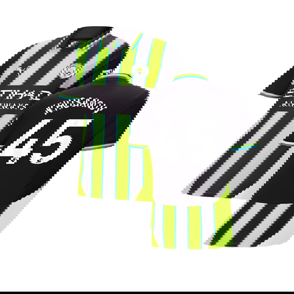 2024-2025 Man City Away Shirt (Khusanov 45)