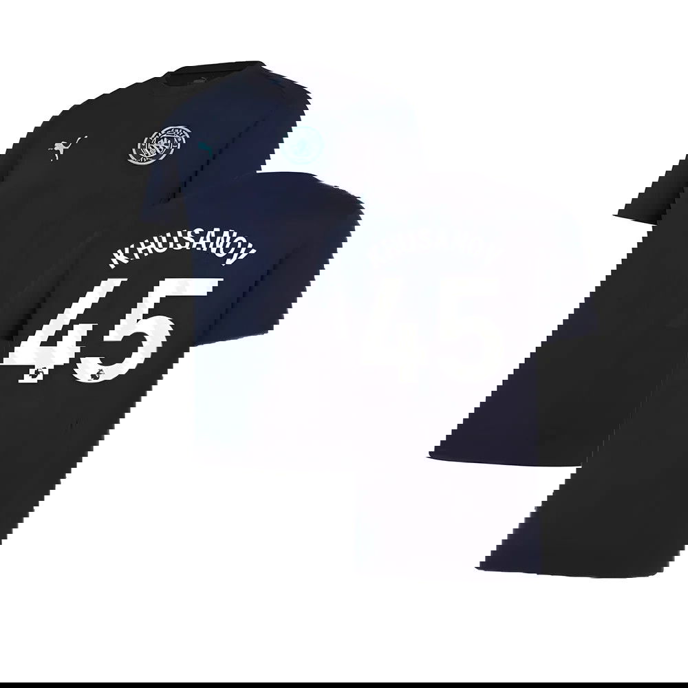 2024-2025 Man City Training Shirt (Inky Blue) - Kids (Khusanov 45)