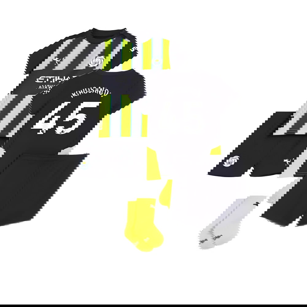 2024-2025 Man City Away Baby Kit (Khusanov 45)