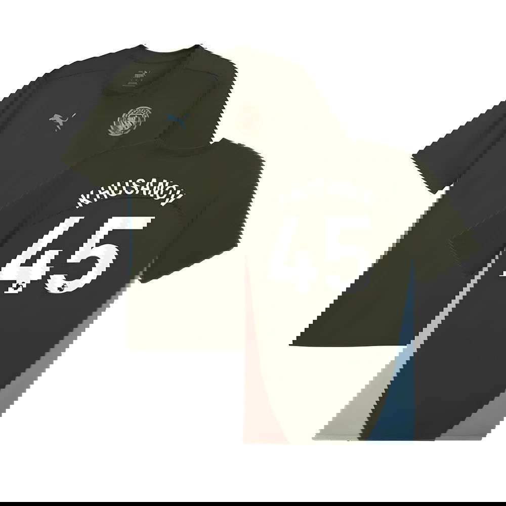 2024-2025 Man City Training Shirt (Myrtle) (Khusanov 45)