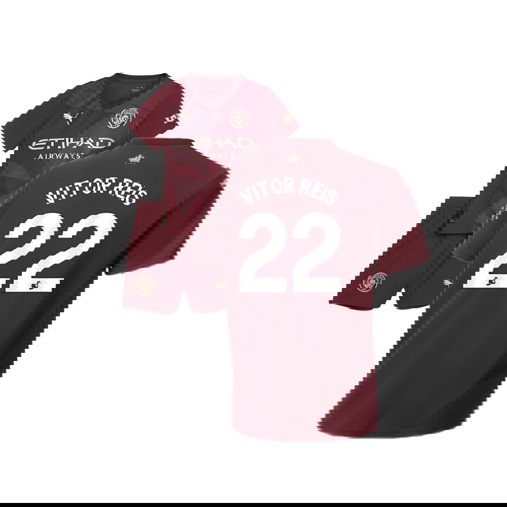 2024-2025 Man City Third Mini Kit (Vitor Reis 22)