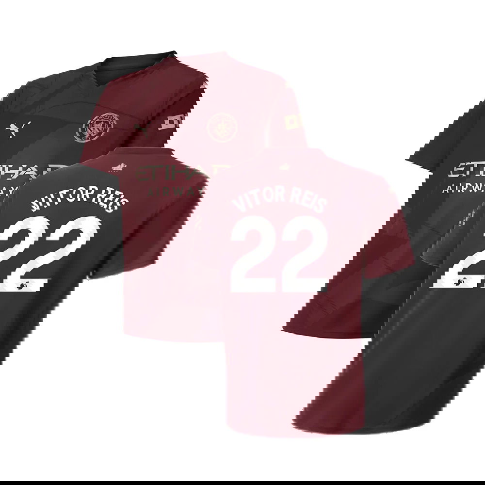 2024-2025 Man City Third Shirt (Kids) (Vitor Reis 22)