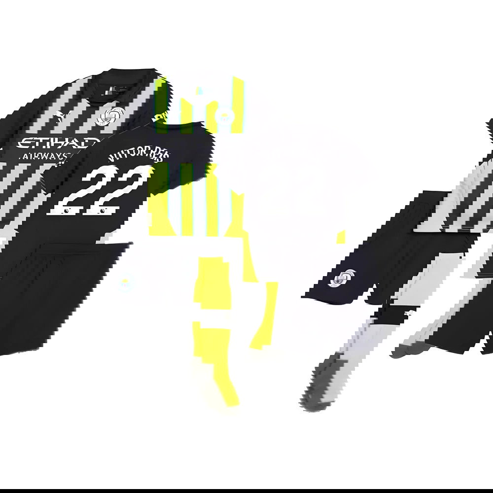 2024-2025 Man City Away Mini Kit (Vitor Reis 22)