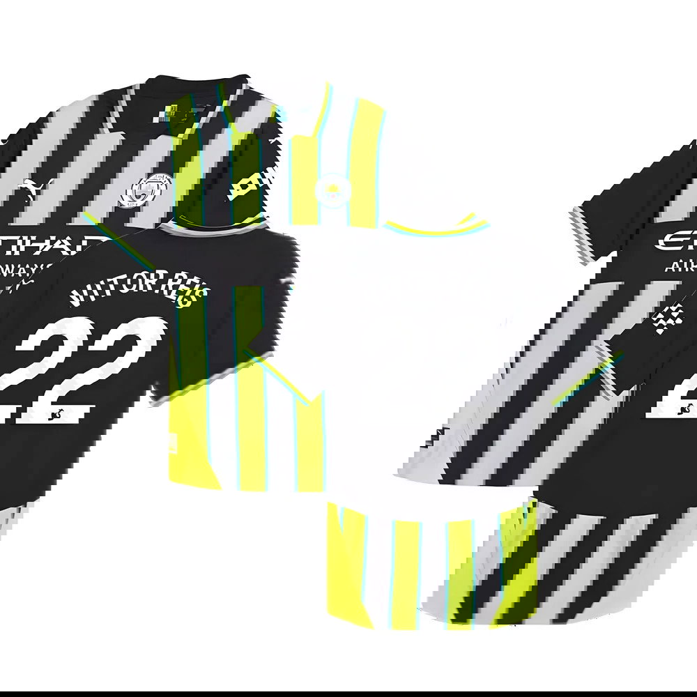 2024-2025 Man City Away Authentic Shirt (Vitor Reis 22)