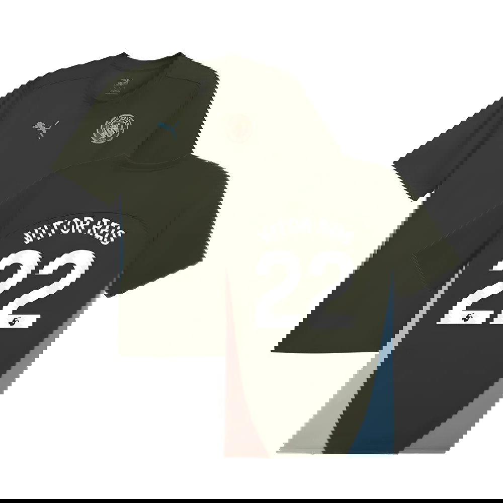 2024-2025 Man City Training Shirt (Myrtle) (Vitor Reis 22)