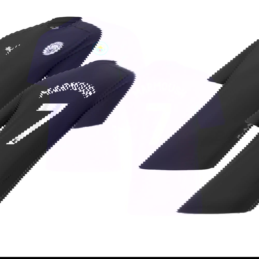 2024-2025 Man City Casuals Tee (Navy) (Marmoush 7)