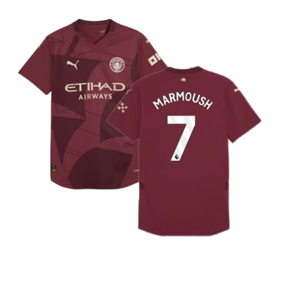 2024-2025 Man City Third Authentic Shirt (Marmoush 7)