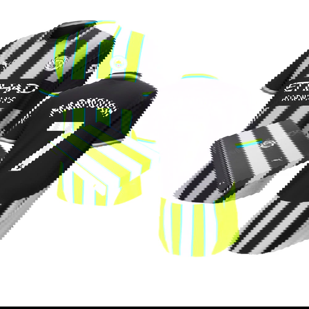 2024-2025 Man City Away Authentic Shirt w/packaging (Marmoush 7)