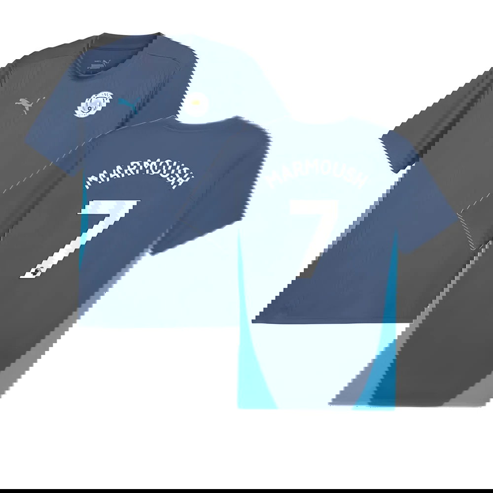 2024-2025 Man City Training Shirt (Inky Blue) (Marmoush 7)