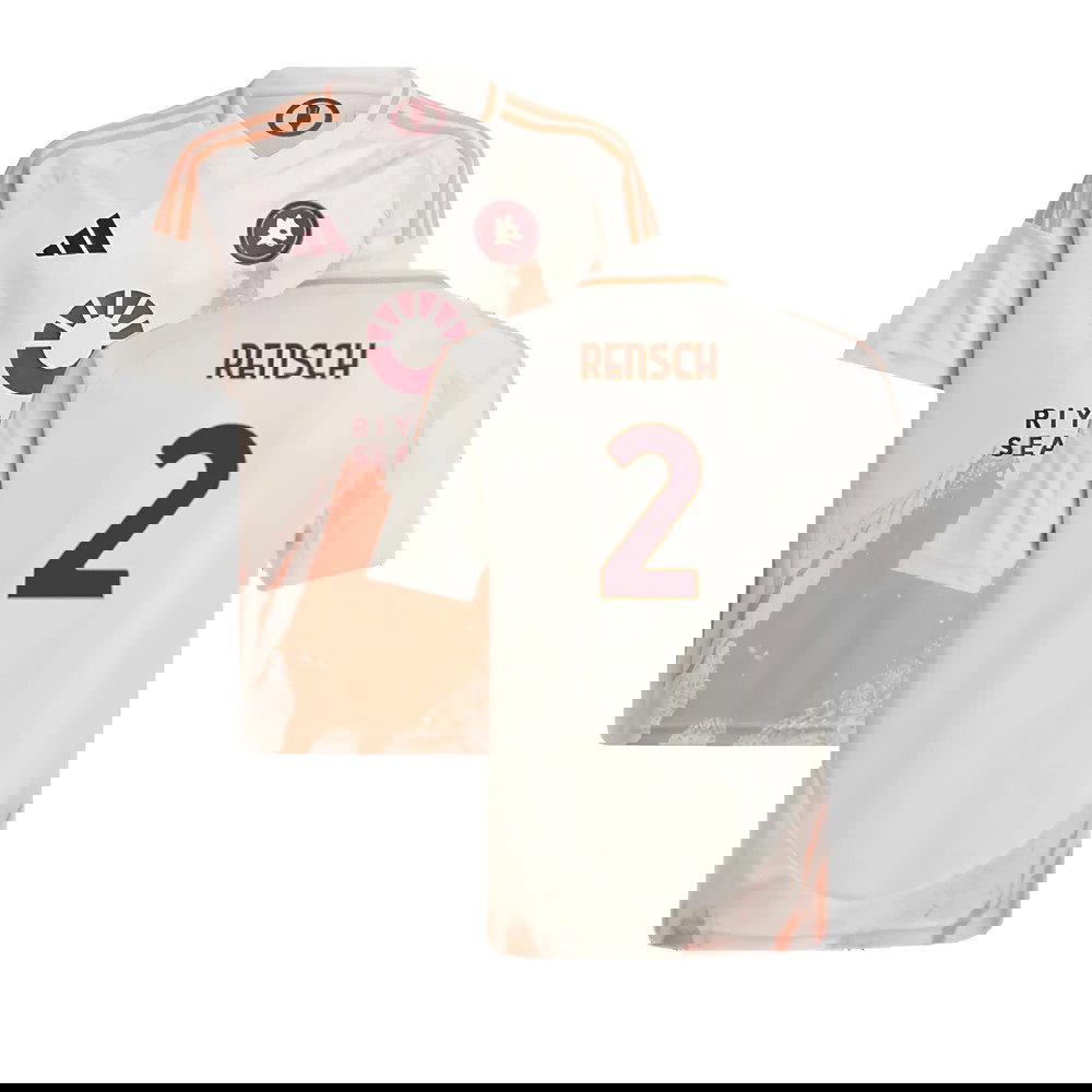 2024-2025 Roma Away Shirt (Kids) (Rensch 2)