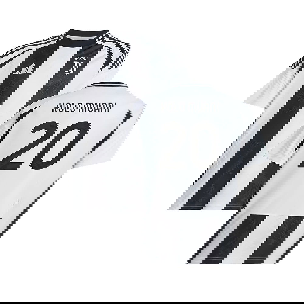 2024-2025 Juventus Home Shirt (Kids) (Kolo Muani 20)