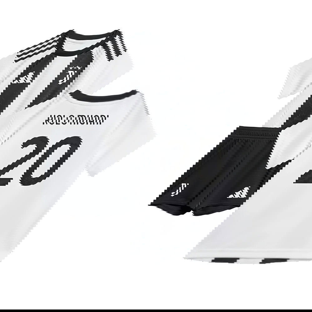 2024-2025 Juventus Home Baby Kit (Kolo Muani 20)