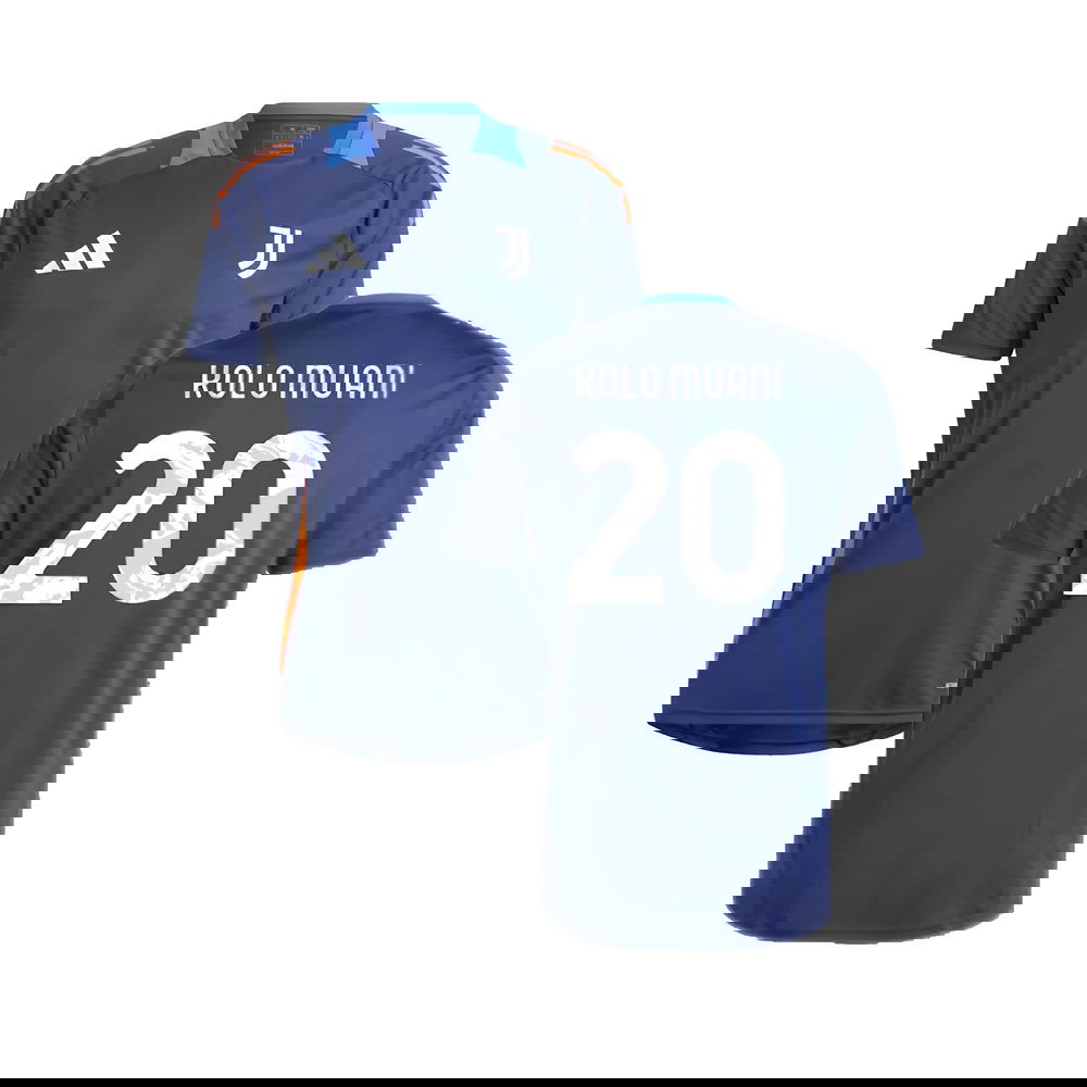 2024-2025 Juventus Training Jersey (Navy) (Kolo Muani 20)