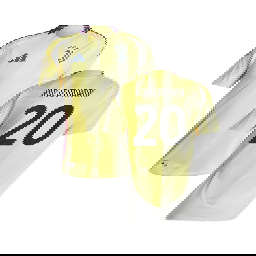 2024-2025 Juventus Authentic Away Shirt (Kolo Muani 20)
