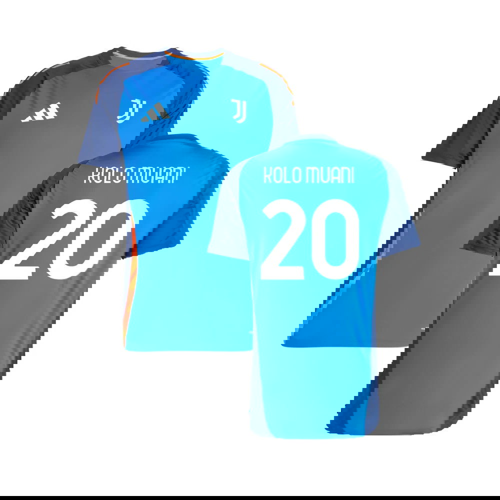 2024-2025 Juventus Training Jersey (Blue) (Kolo Muani 20)