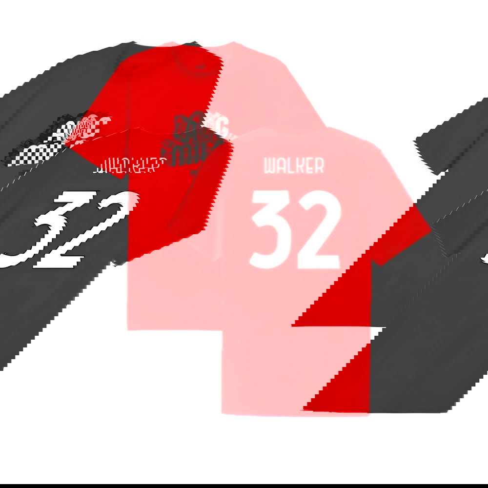 2024-2025 AC Milan ftblCulture Tee (Red) (Walker 32)