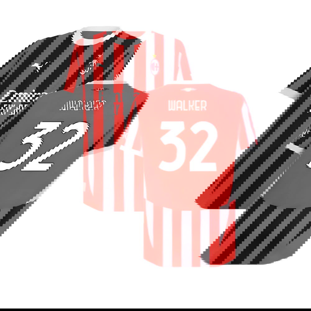 2024-2025 AC Milan Home Authentic Shirt (Walker 32)