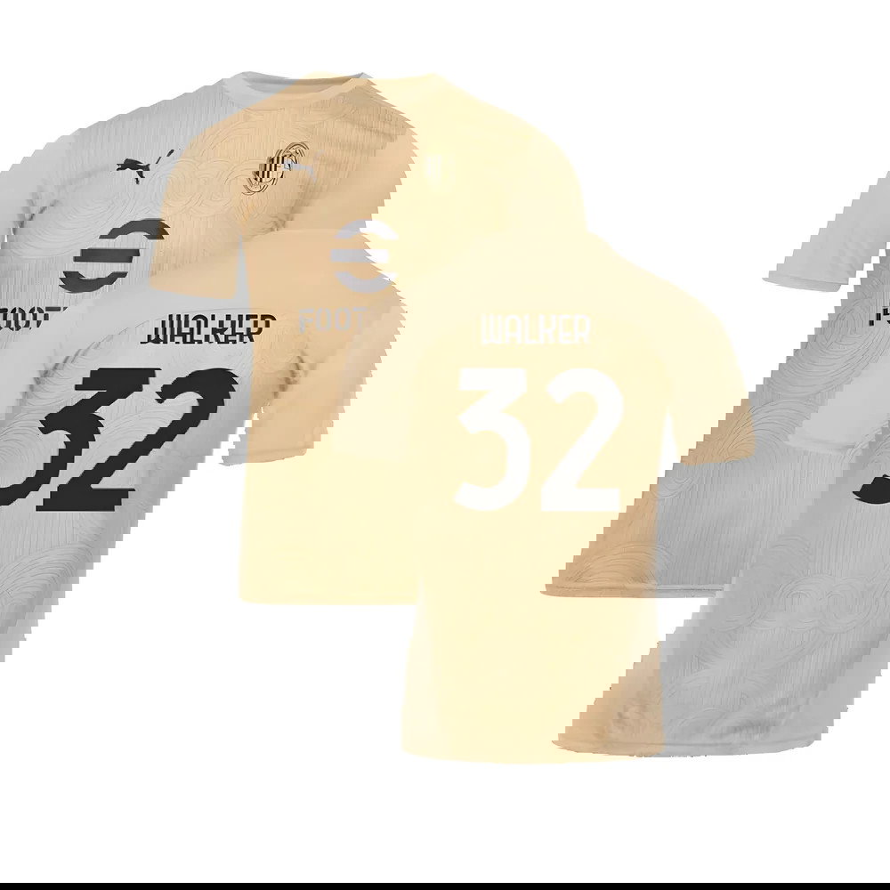 2024-2025 AC Milan Pre-Match Shirt (Putty) (Walker 32)