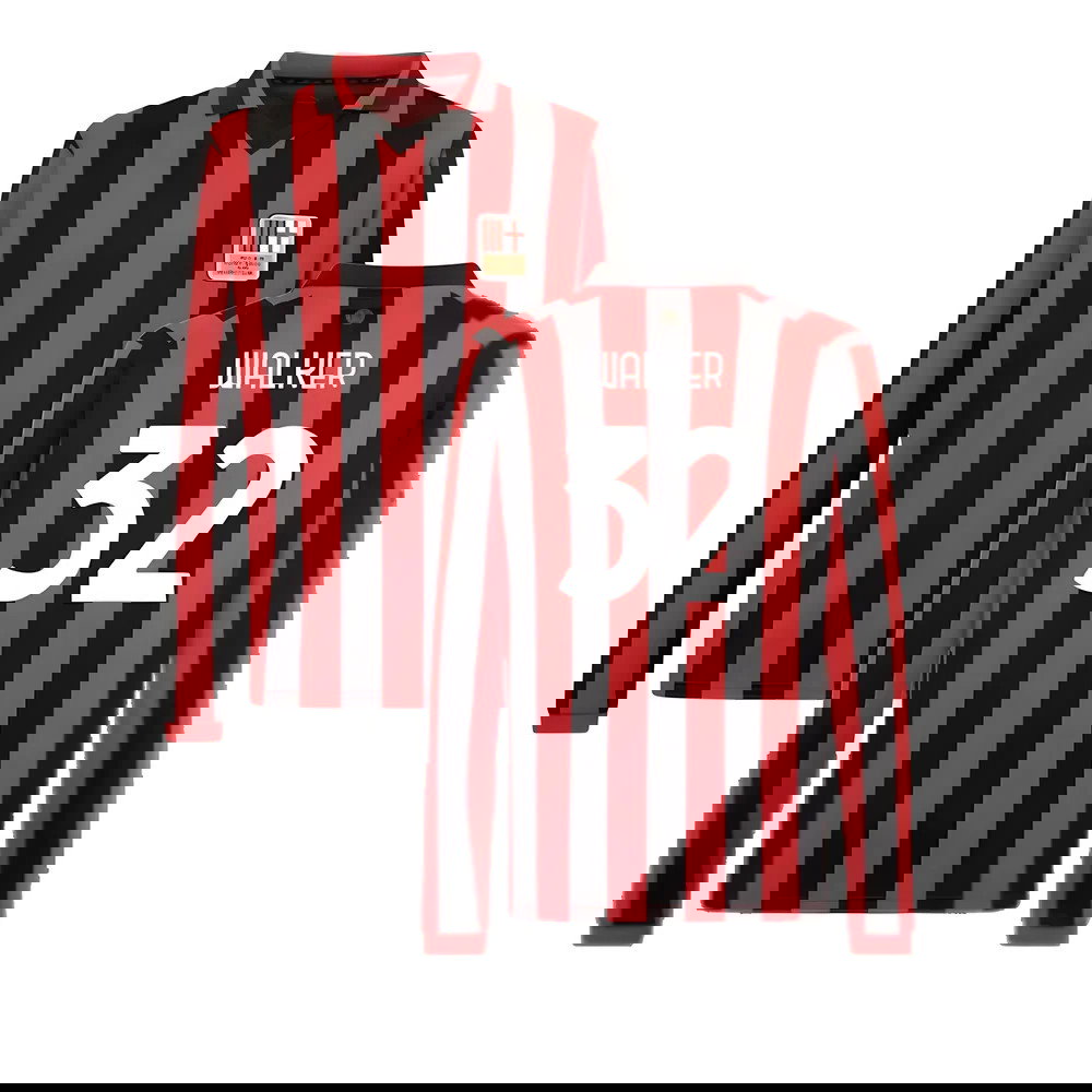 AC Milan 125th Authentic Shirt LS (Black-Red) (Walker 32)