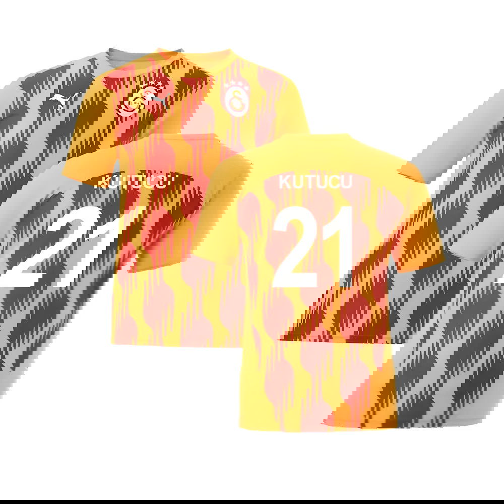 2024-2025 Galatasaray Pre-Match Shirt (Orange) (Kutucu 21)