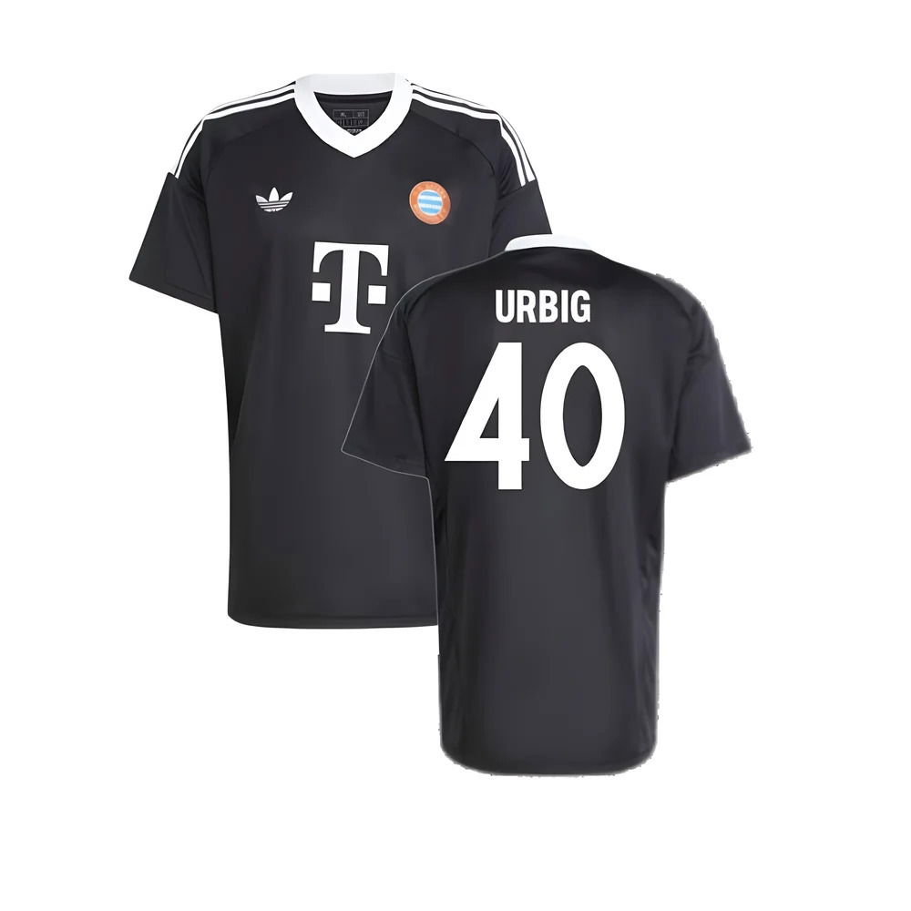 2024-2025 Bayern Munich Third Goalkeeper Shirt (Black) (Urbig 40)